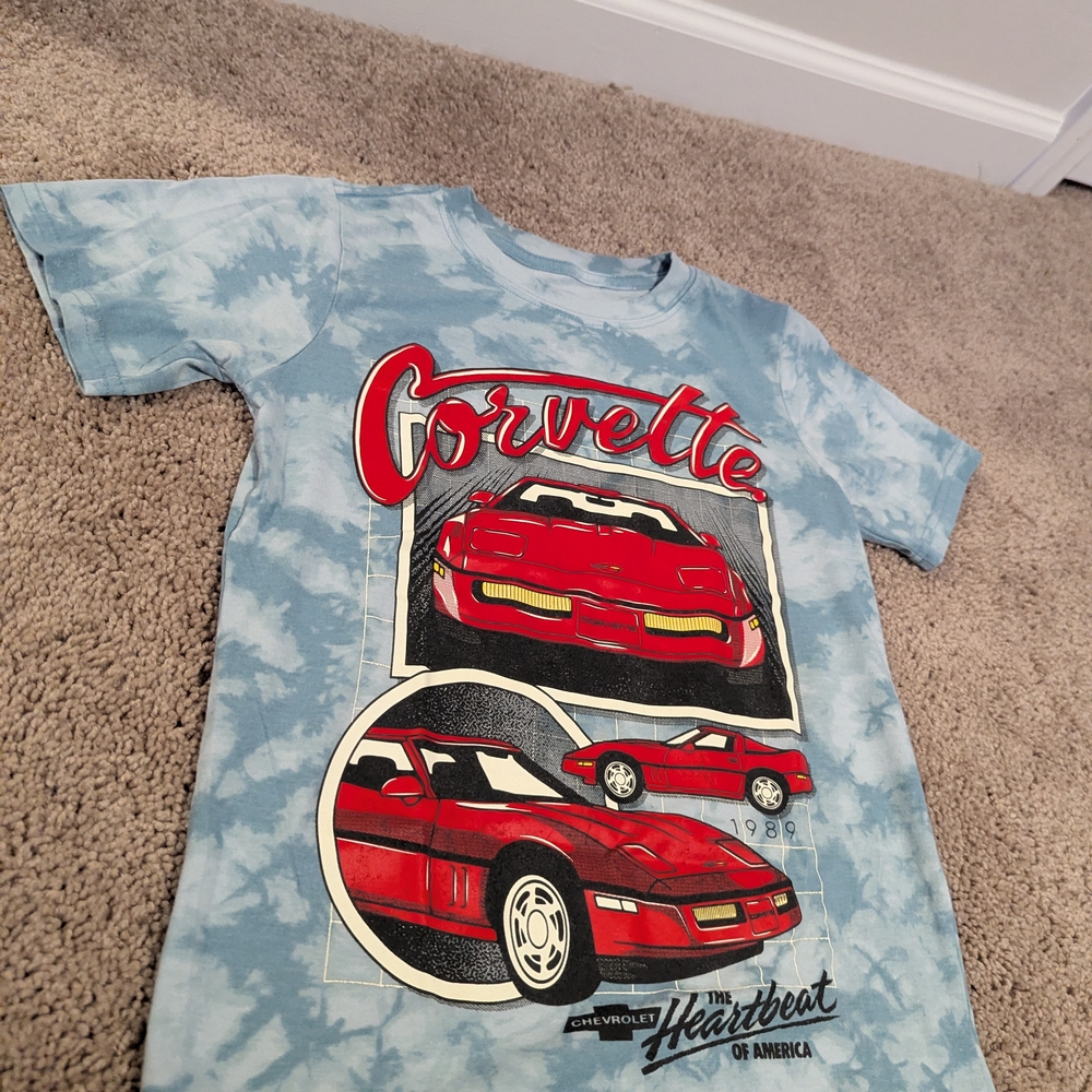Carter's Blue Tie-Dye Corvette Tee